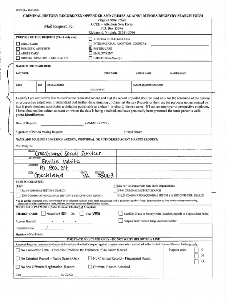 State Background Check | PDF