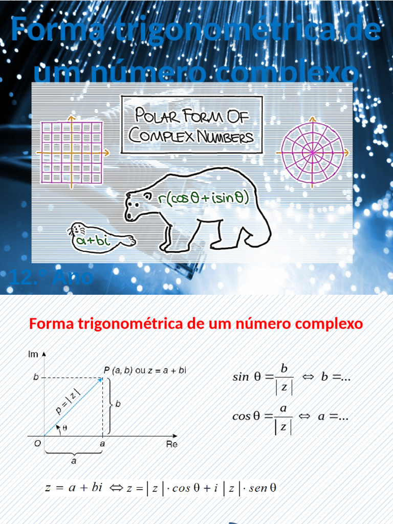 Forma Trigonométrica de Números Complexos | PDF | Número complexo ...