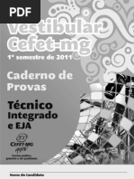 Prova Cefet 2011