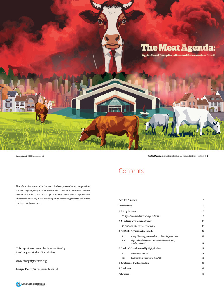 The Meat Agenda Web | PDF | Greenhouse Gas | Climate Change Mitigation