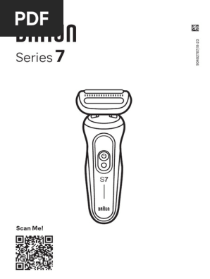 Braun Series 7 Shaver User Manual | PDF | Shaving | Electricity