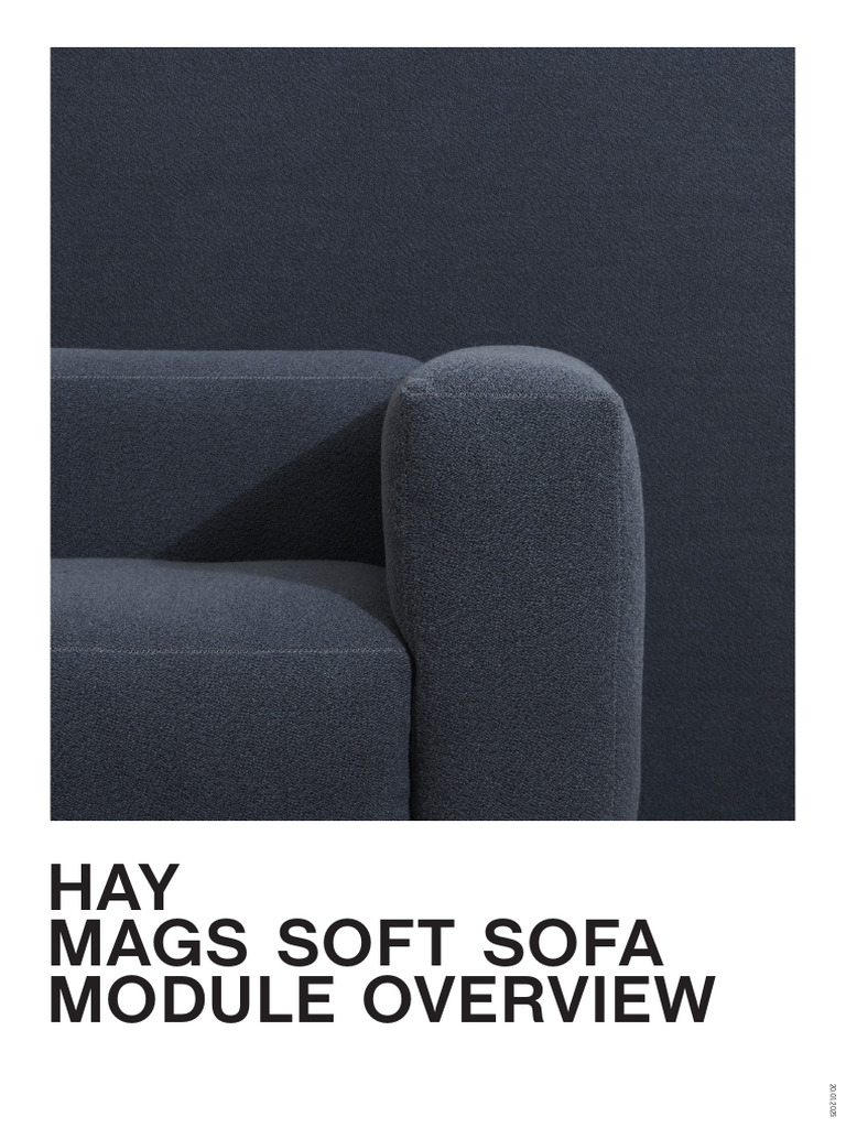 MAGS Soft Sofa Module Overview | PDF | Materials