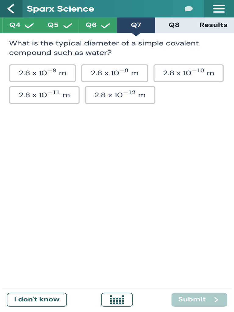 Task 1 - Homework - Sparx Science | PDF