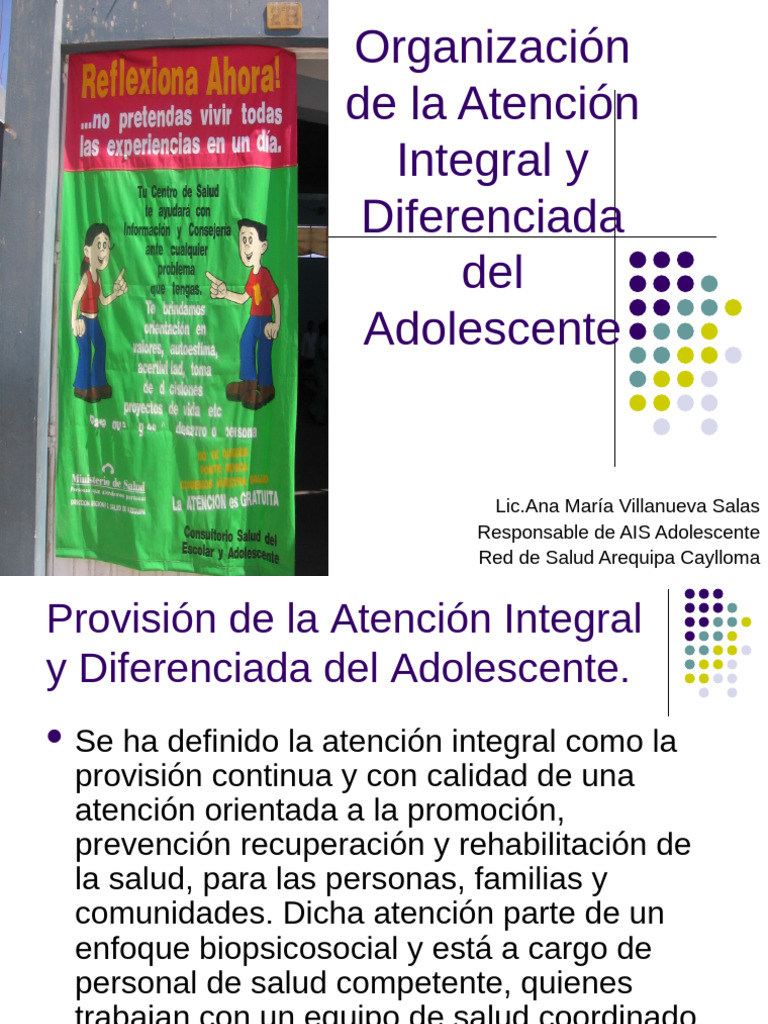 Atención Integral para Adolescentes en Salud | PDF | Cuidado de la salud
