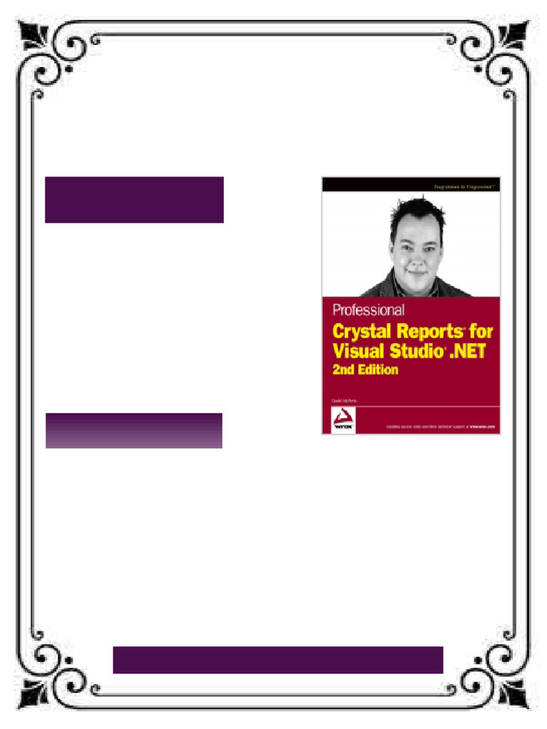 Professional Crystal Reports for Visual Studio NET 2nd Edition David ...