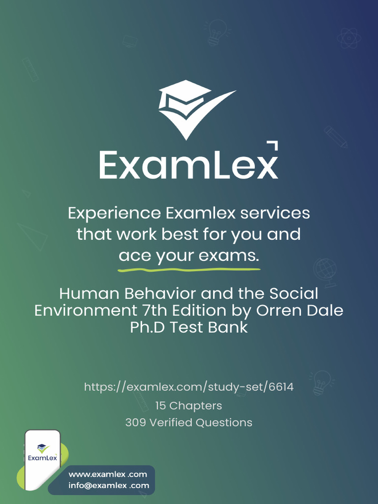 Human Behavior Test Bank - 7th Edition | PDF | Substance Abuse | Dual ...