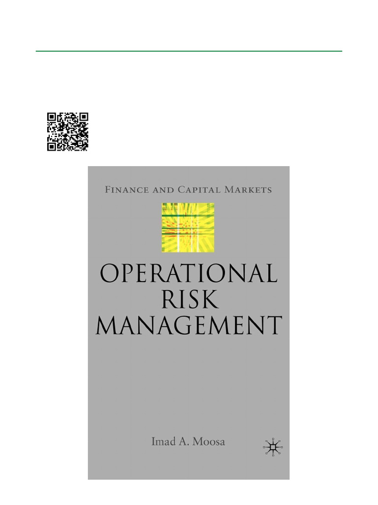 Operational Risk Management ISBN 9781349352951, 1349352950 Full Text ...