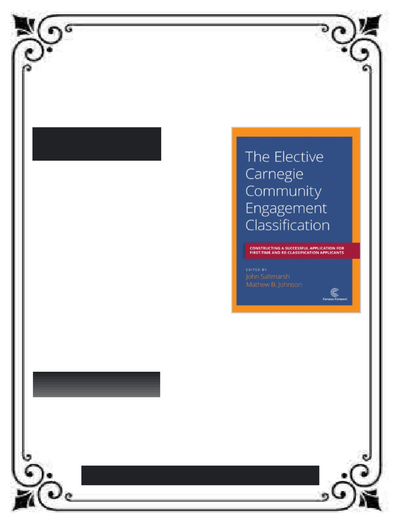 The Elective Carnegie Community Engagement Classification Constructing ...