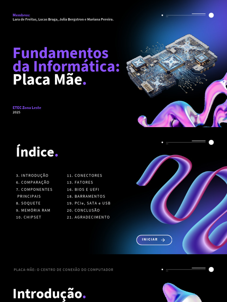 Placa Mãe: Estrutura e Funções Essenciais | PDF | USB | Informática