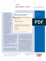 US 2000 Census Language Use and English Speaking Ability