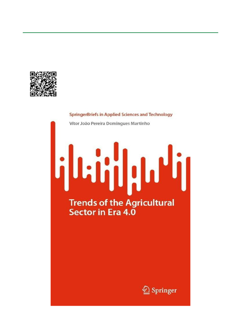 Trends of the Agricultural Sector in Era 4.0 ISBN 9783030989583 ...
