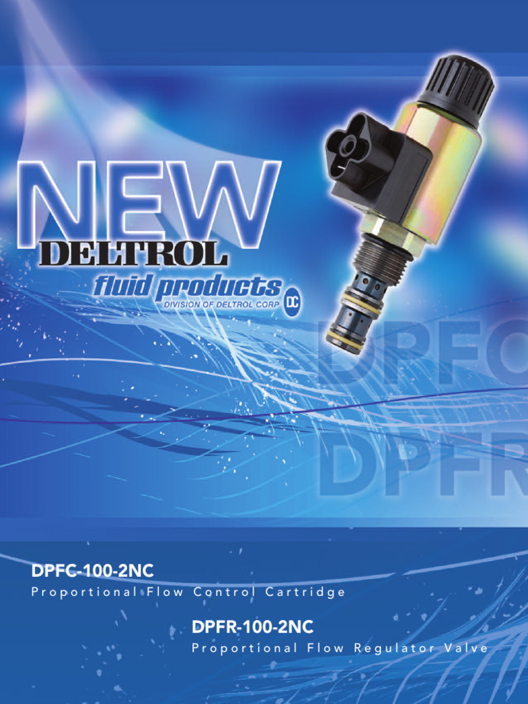 Proportional Flow Control Cartridges | PDF | Valve | Manufactured Goods