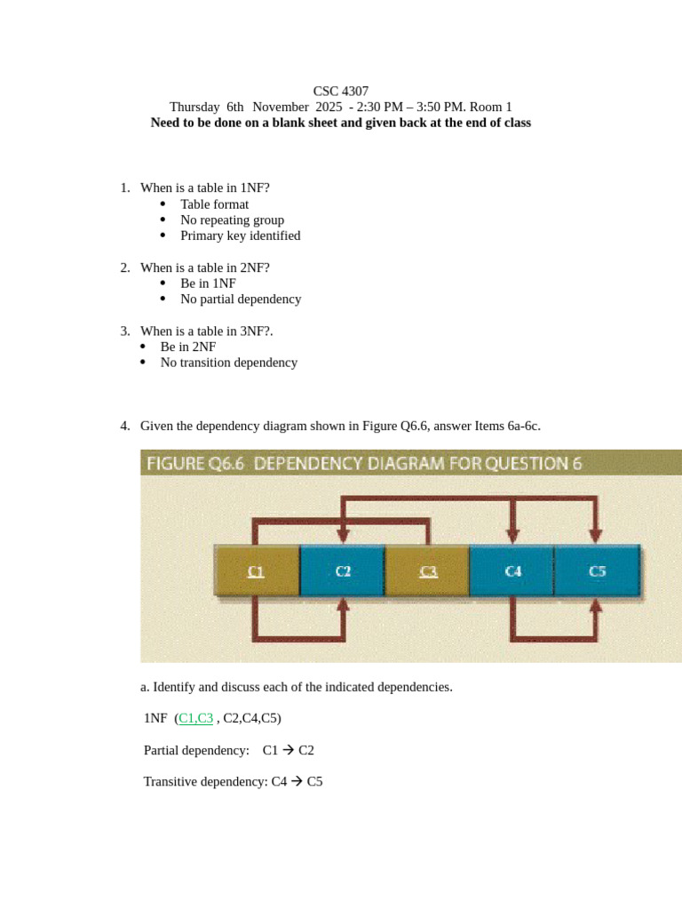 CSC 4307 Assignment 4-Correction (1) | PDF
