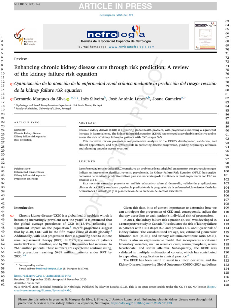 Kidney Failure Risk Equation Review | PDF | Chronic Kidney Disease ...