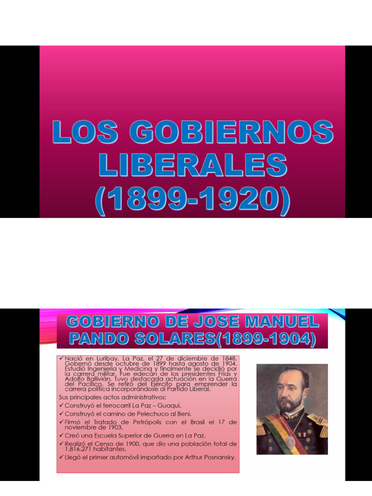 Gobiernos Liberales | PDF