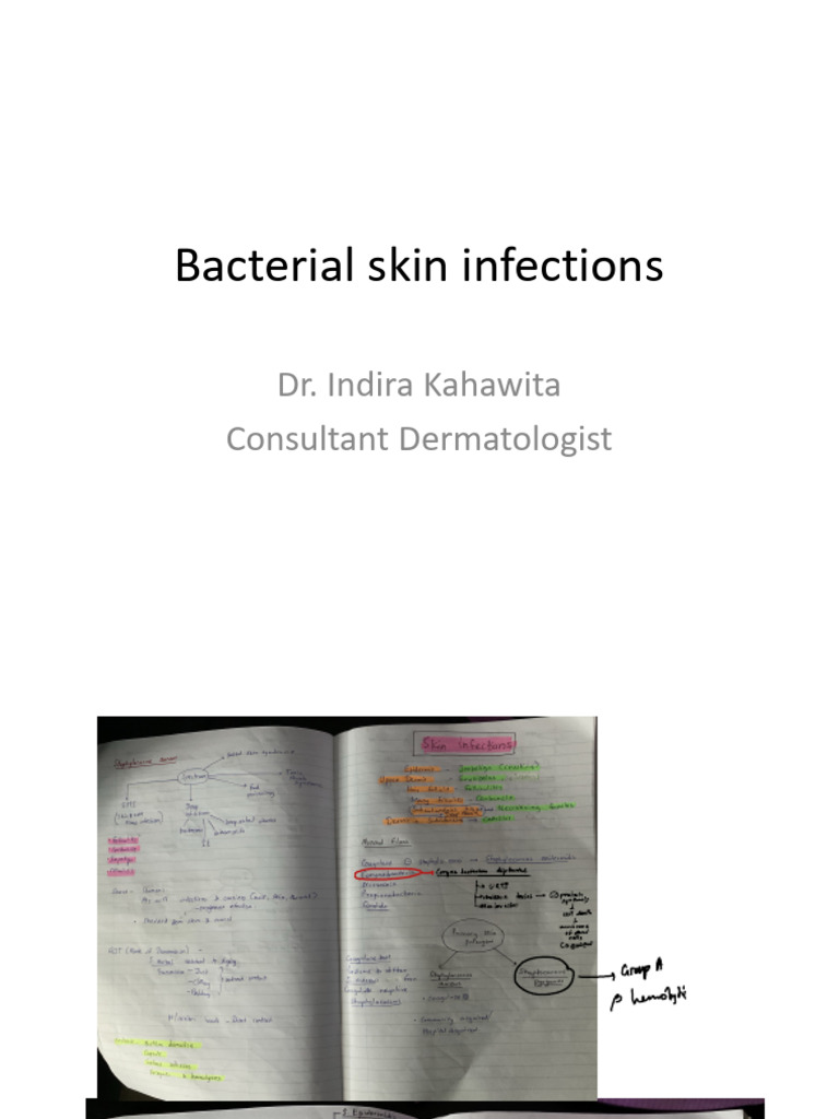 Overview of Bacterial Skin Infections | PDF | Tuberculosis | Streptococcus