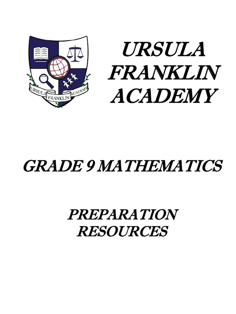 Grade 9 Math Preparation Guide | PDF | Mathematics