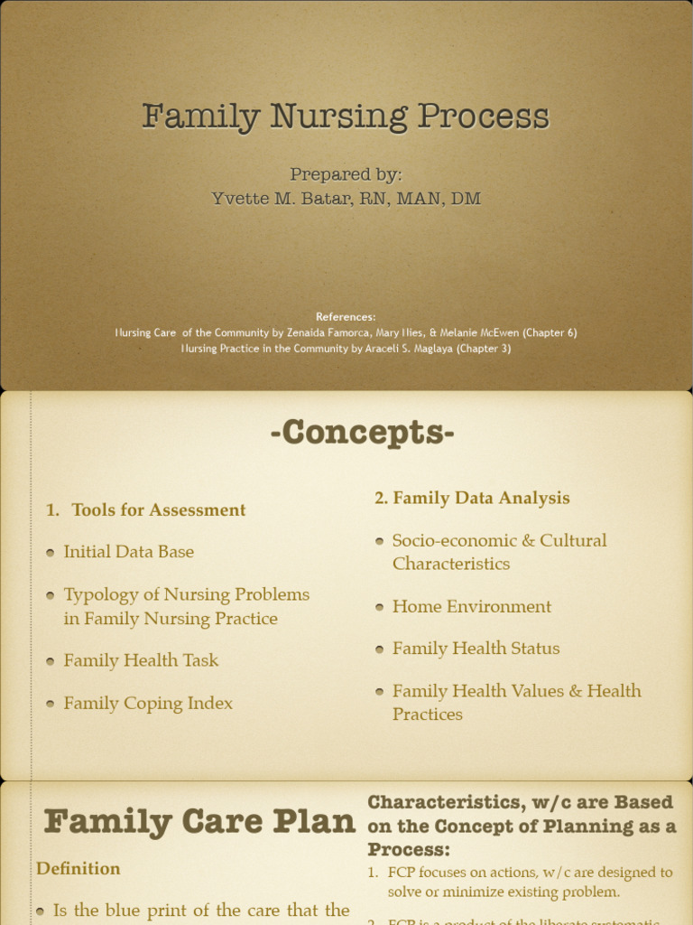 Family Nursing Process Guide | PDF | Nursing | Common Cold