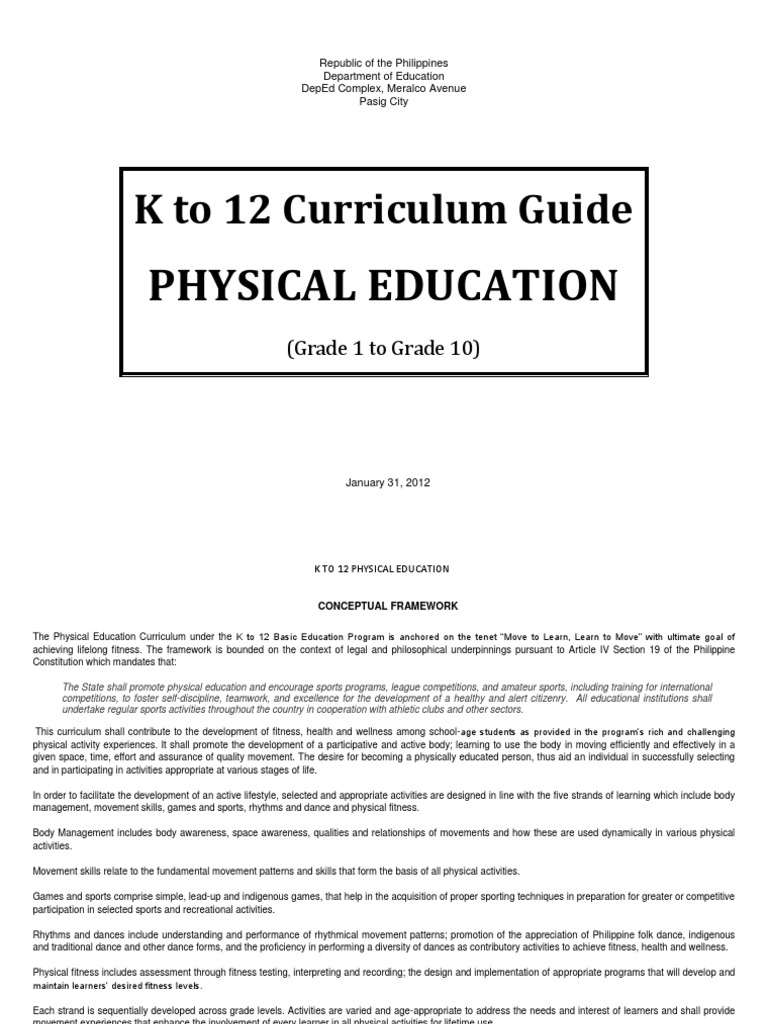 PHYSICAL EDUCATION K 12 STUDY GUIDE FLORIDA intelligence overview