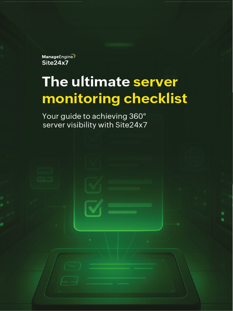 Ultimate Server Monitoring Checklist | PDF | Cloud Computing | Computing