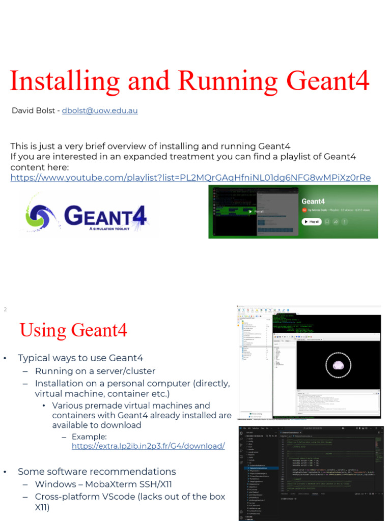 Geant4 Installation Guide for Ubuntu | PDF | Linux | Computer File