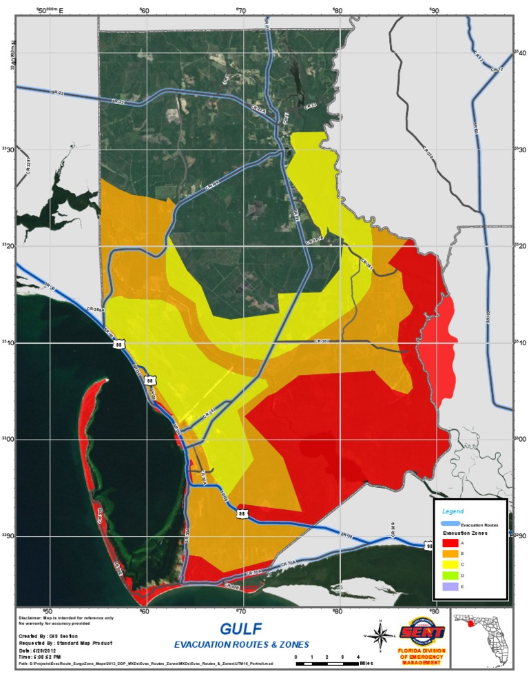 Florida Evacuation Routes Map | PDF