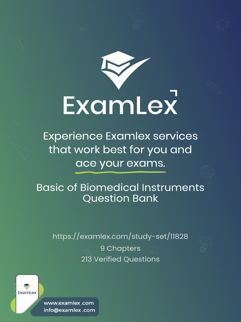 Biomedical Instruments Question Bank | PDF | Amplifier | Electricity