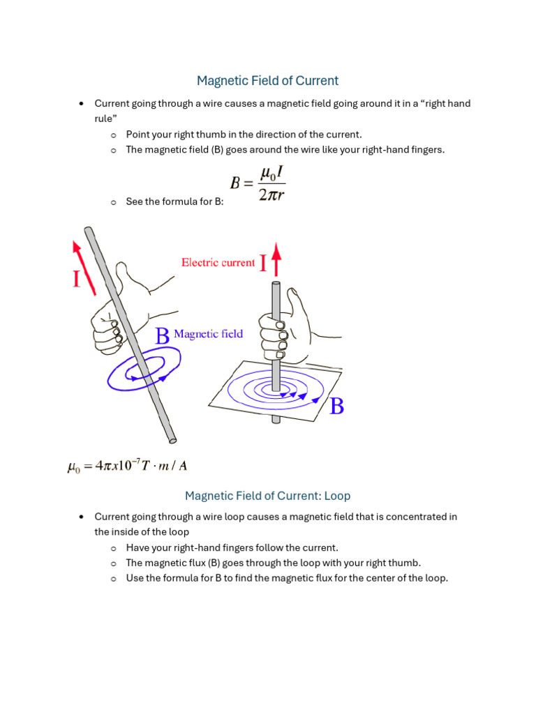 Magnetic Fields and Electromagnets Explained | PDF | Magnetic Field ...