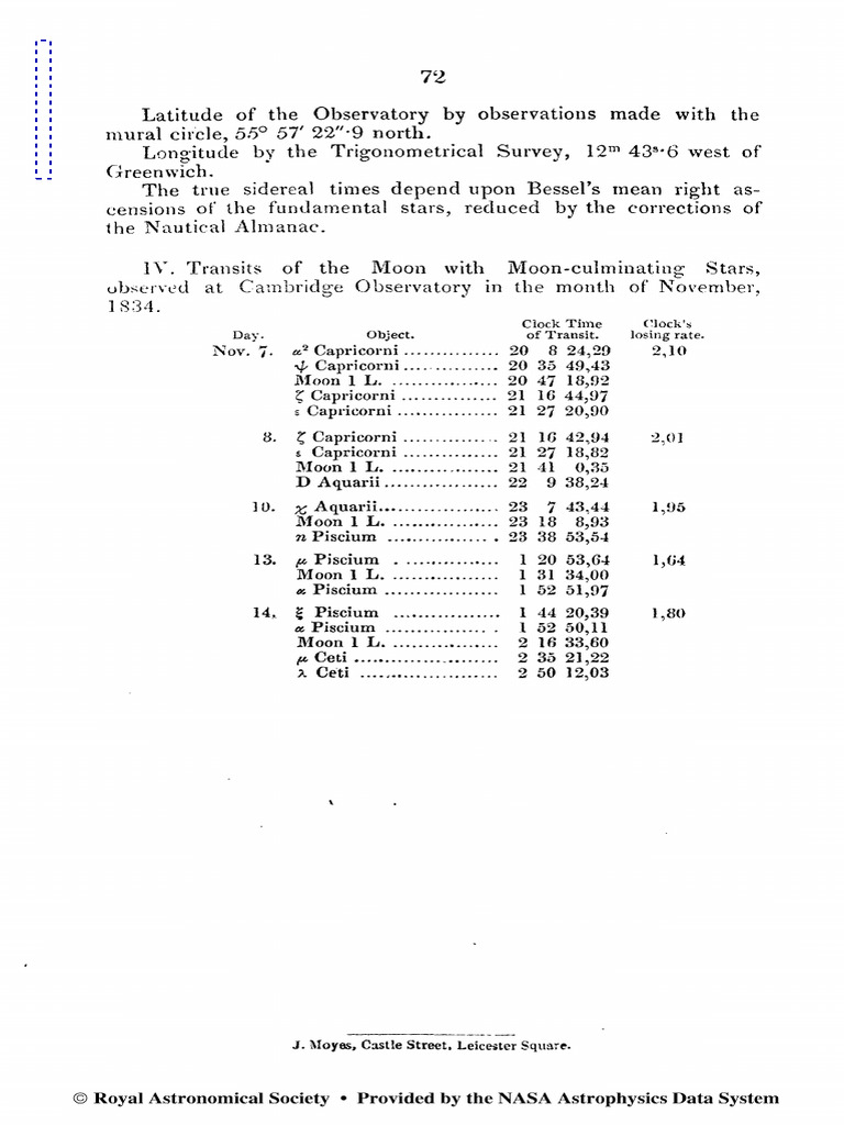 [Monthly Notices of the Royal Astronomical Society 1834-dec 12 vol. 3 ...