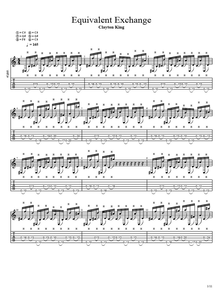 Guitar Tab for 
