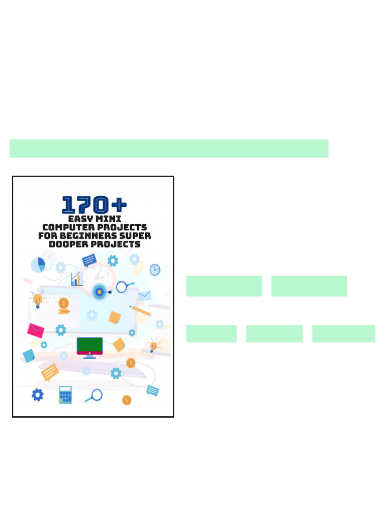 170 Easy Mini Computer Projects for Beginners Super Dooper Projects ...
