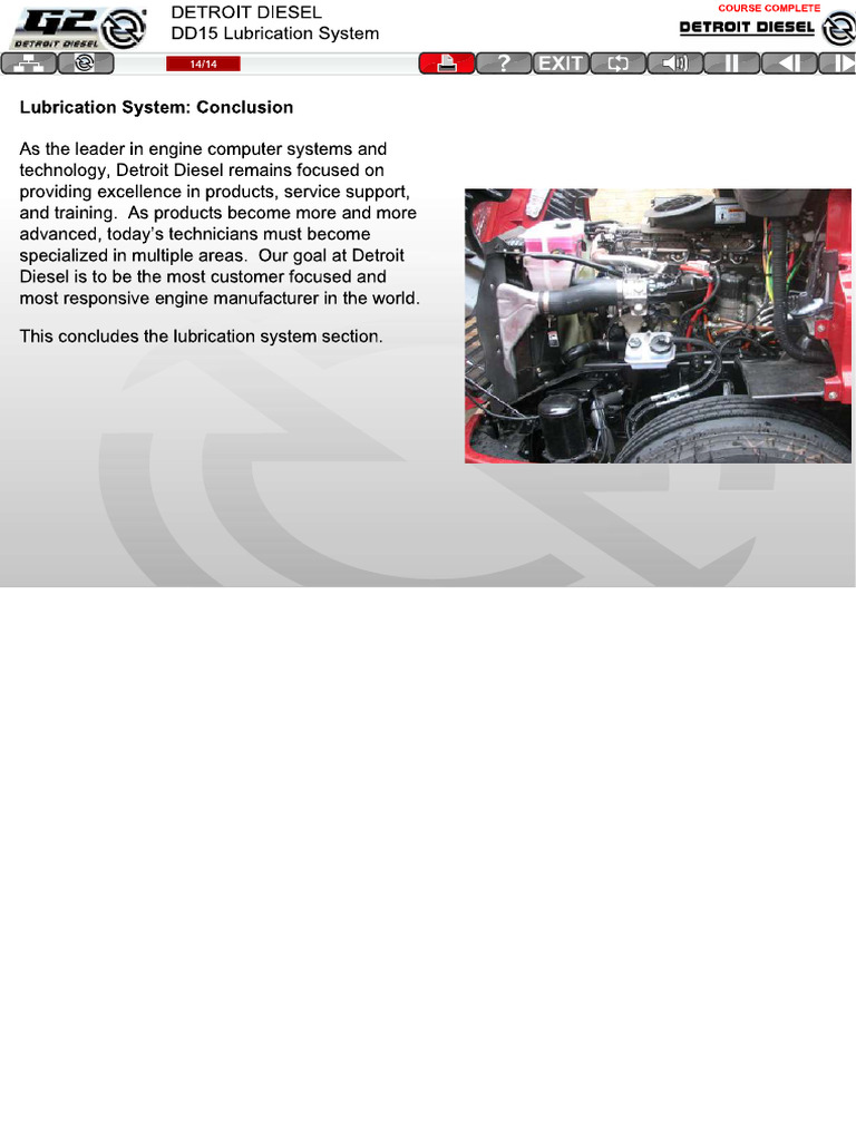 DD15 Oil System | PDF