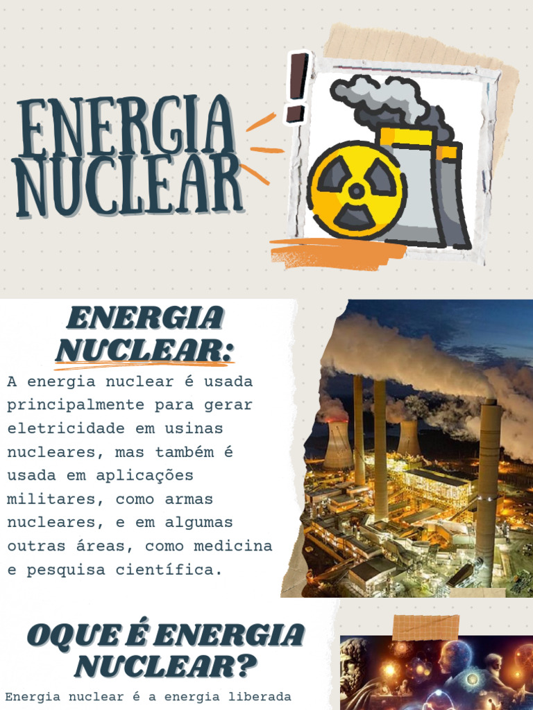 Vantagens e Desvantagens da Energia Nuclear | PDF | Potência nuclear ...