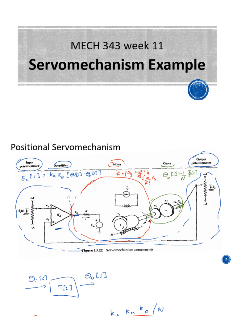 Servomechanism Design and Lagrange Method | PDF | Force | Lagrangian ...