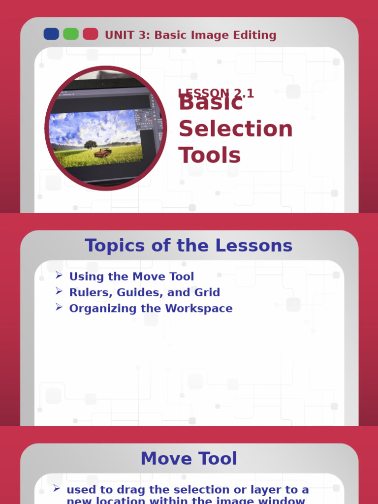 Basic Image Editing Tools Guide | PDF | Window (Computing) | Computing