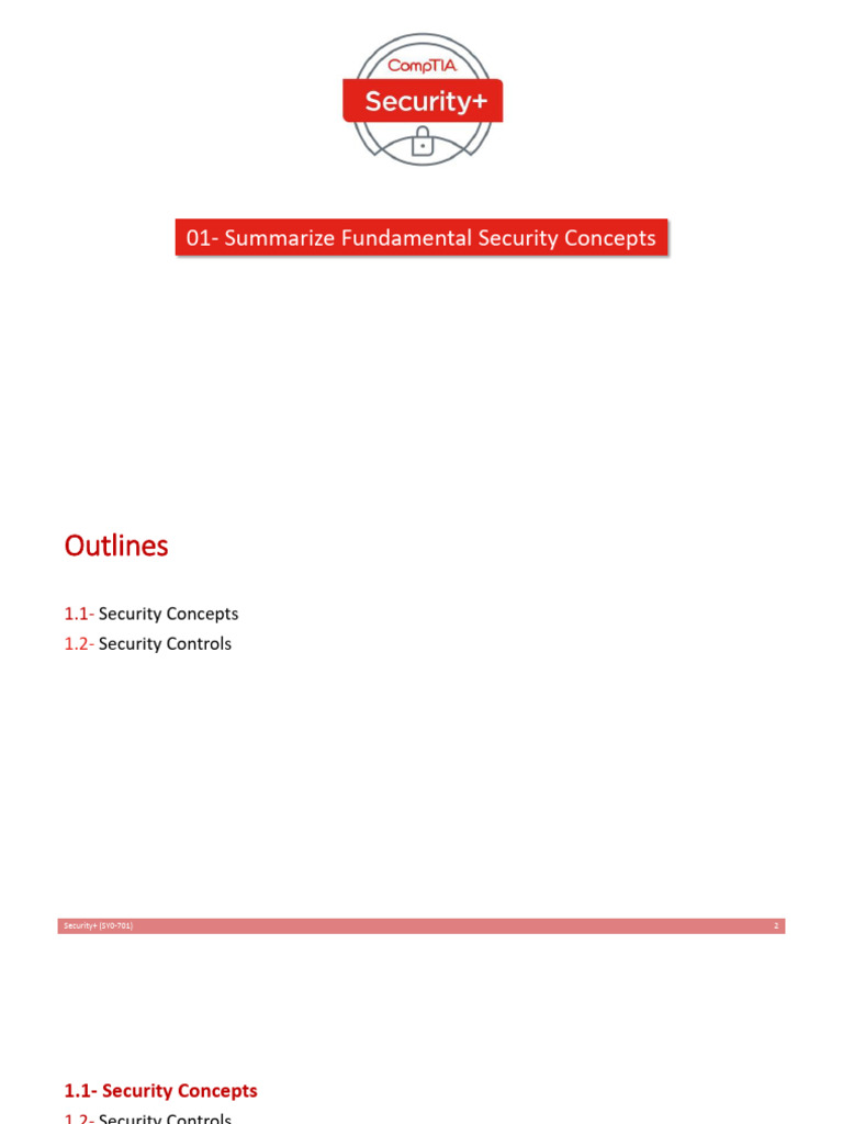 Security Concepts and Controls Overview | PDF | Security | Computer ...