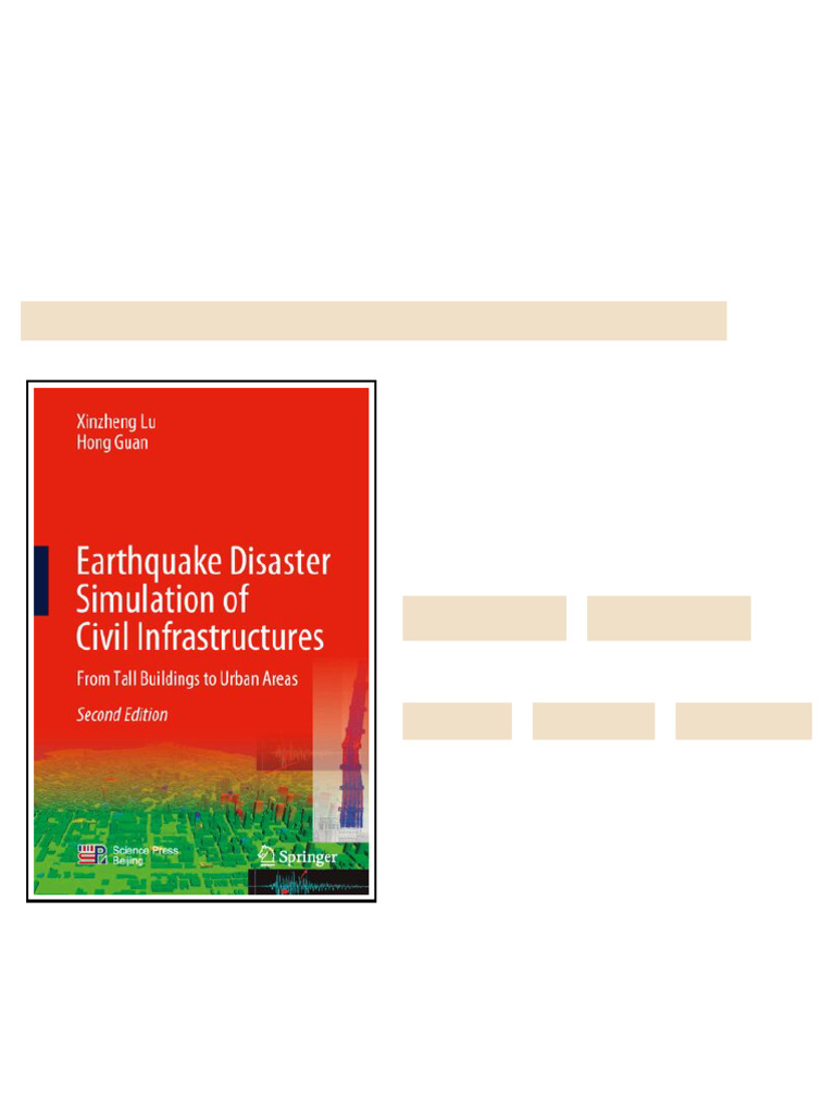 Earthquake Disaster Simulation Of Civil Infrastructures 2nd Edition ...