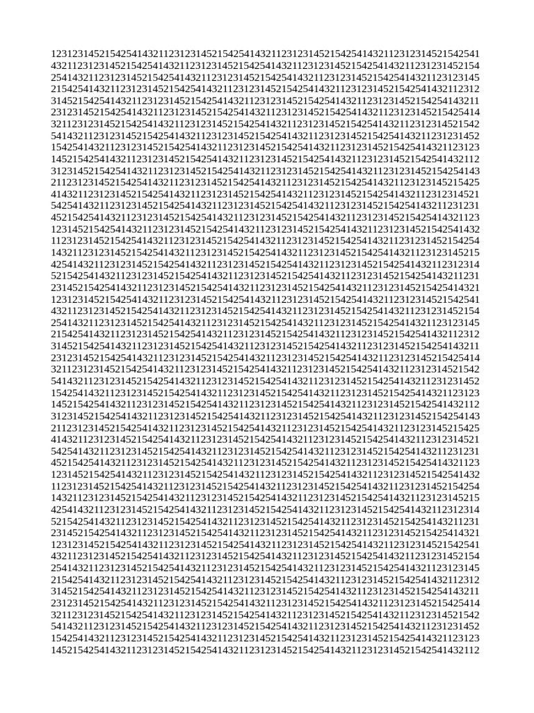 Numeric Data Sequence Analysis | PDF