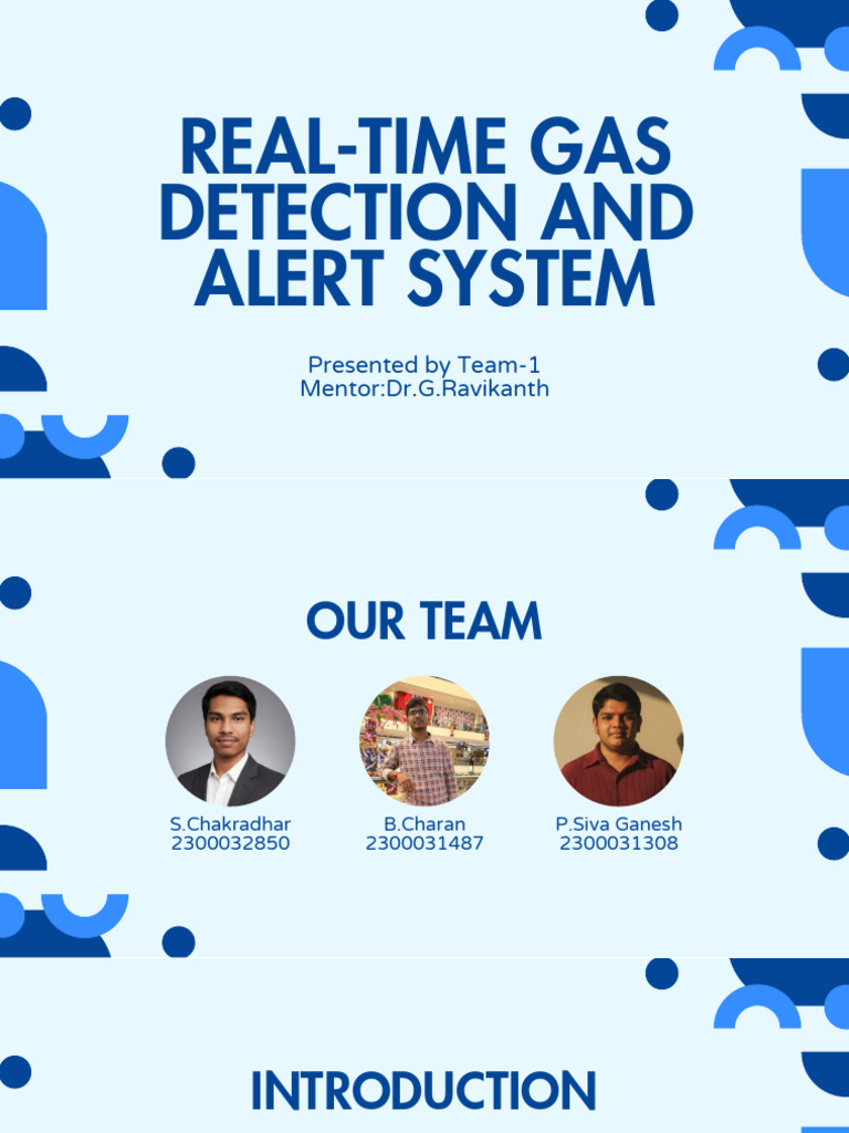 Real-Time Gas Detection System | PDF