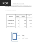 Perhitungan Volume