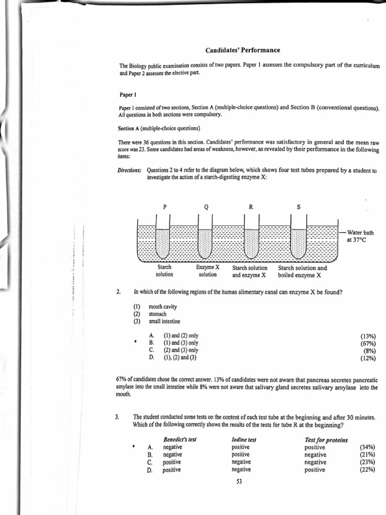 2017 DSE BIO Performance E | PDF | Genotype | Lymph