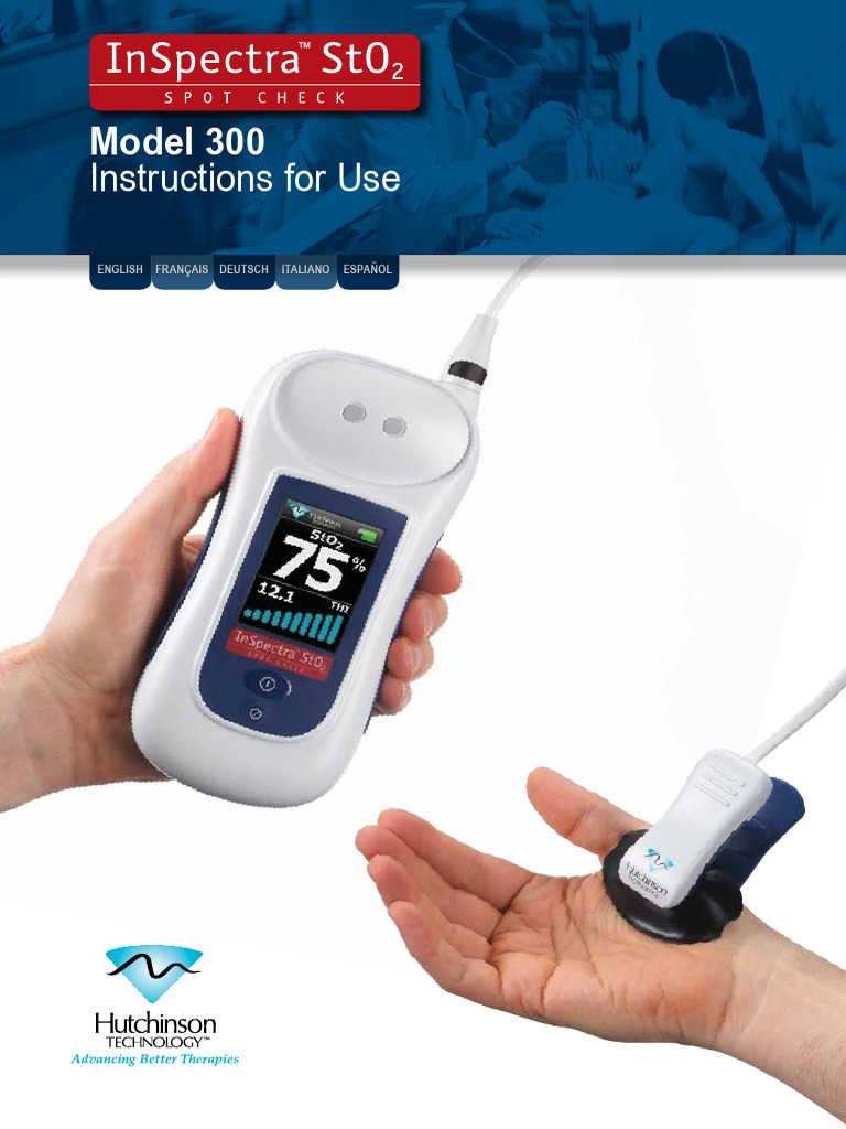 InSpectra StO2 Spot Check Manual | PDF | Absorbance | Hemoglobin