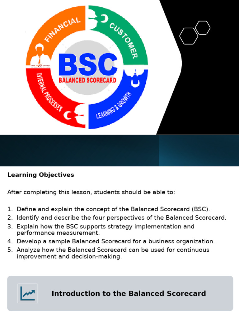 Balanced Scorecard in Strategic Management | PDF | Performance ...