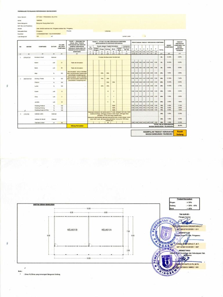 Form Gedung 5a 5b | PDF