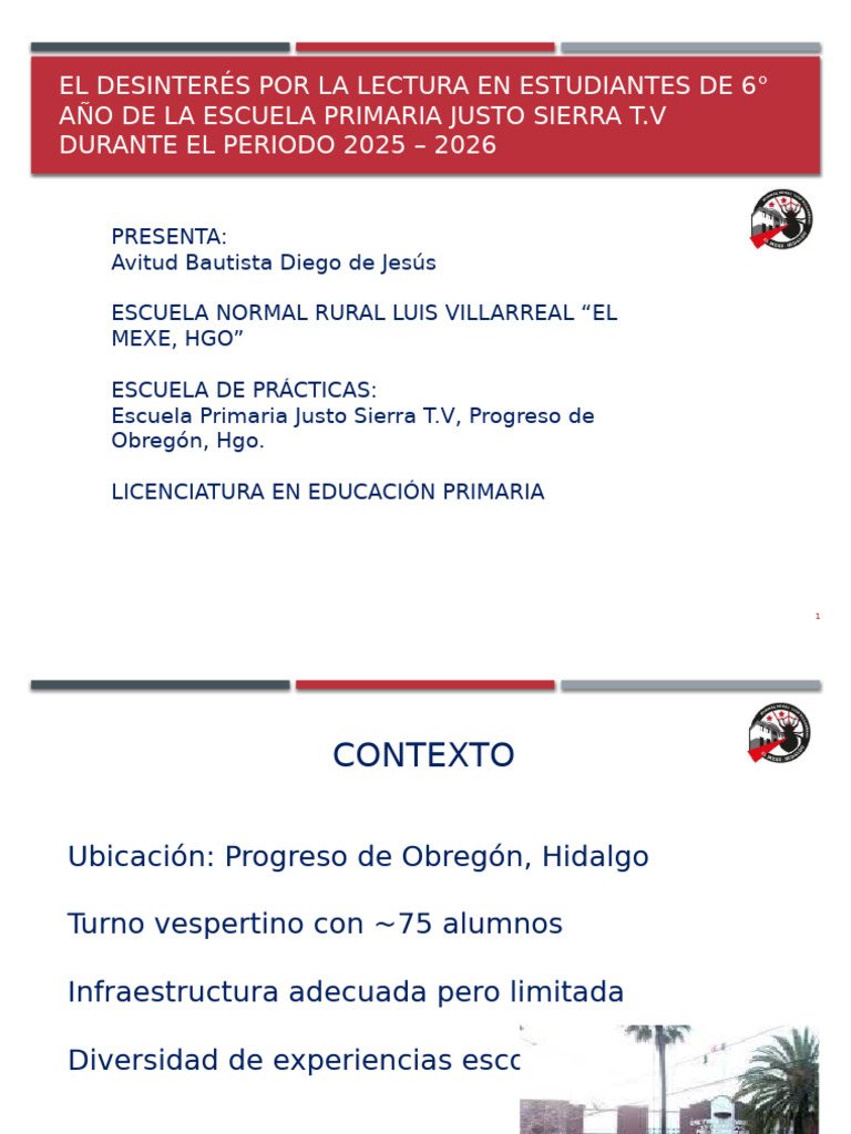 Desinterés por la Lectura en Estudiantes | PDF | Educación primaria ...