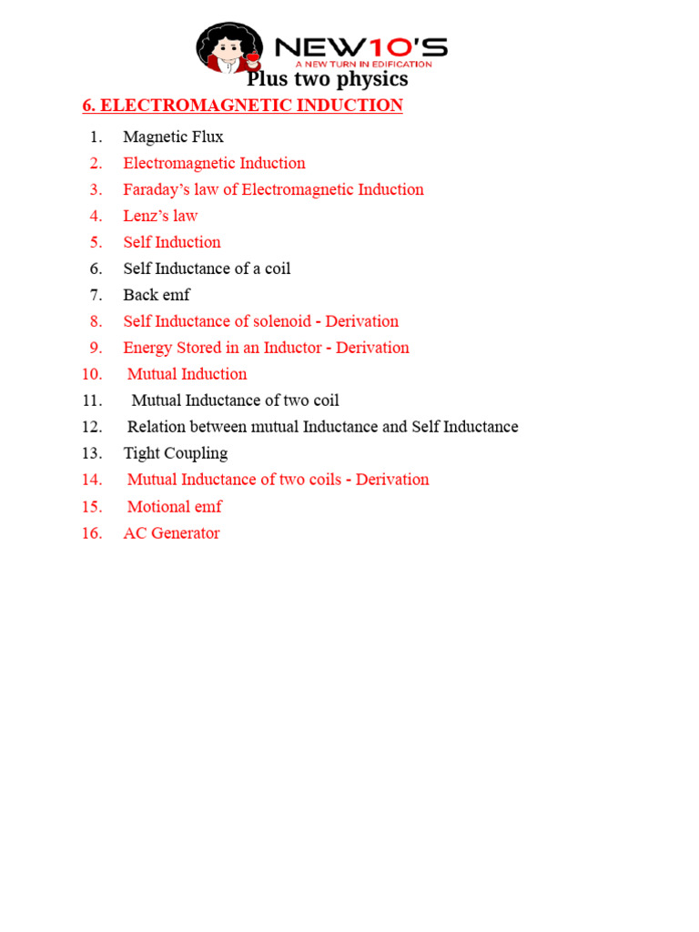 Electromagnetic Induction Concepts | PDF