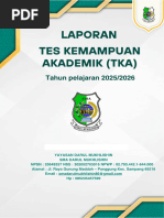 Format Laporan Pelaksanaan TKA 2025 | PDF