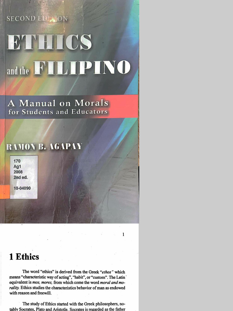 Ethics and The Filipino 2nd Edition Fixed | PDF