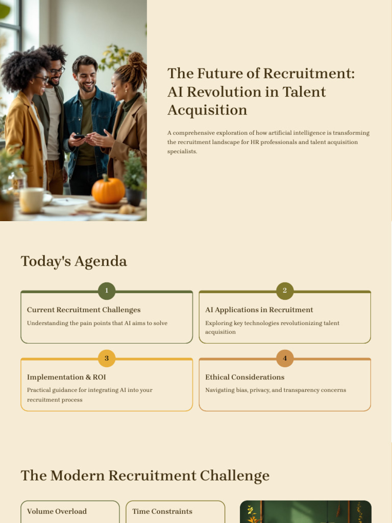 The Future of Recruitment AI Revolution in Talent Acquisition | PDF ...