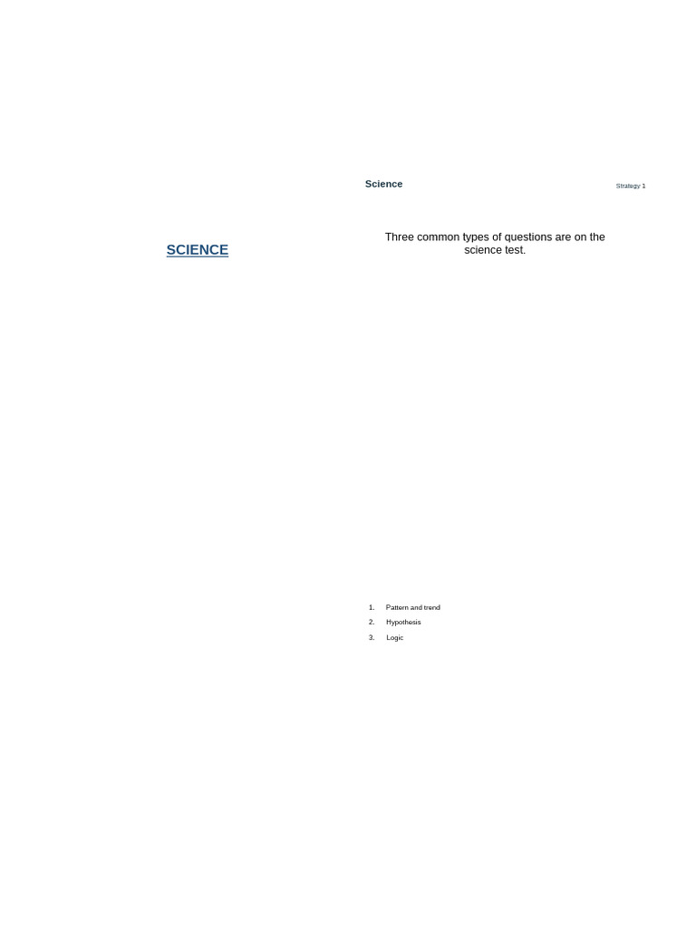 Science Test Strategies and Concepts | PDF | Mitosis | Genotype